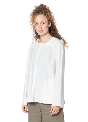 annette görtz, Bio-Baumwollbluse DORA mit breitem Kragen  