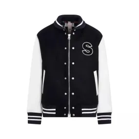   Sacai  Navy And Off-White Interstellar Blouson Jacket Blue